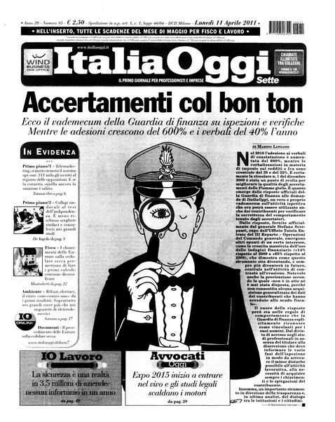 Italia oggi : quotidiano di economia finanza e politica